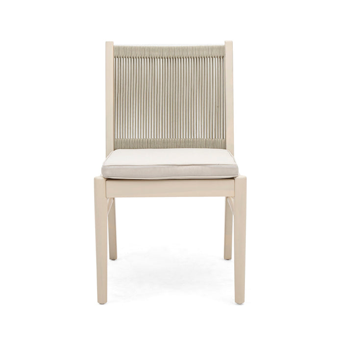 Cordoba - Dining Chair (Set of 2) Comfortable Armless Chairs - Beige