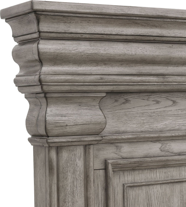 Madison Ridge - Queen Panel Bed With Blanket Chest Footboard - Heritage Taupe