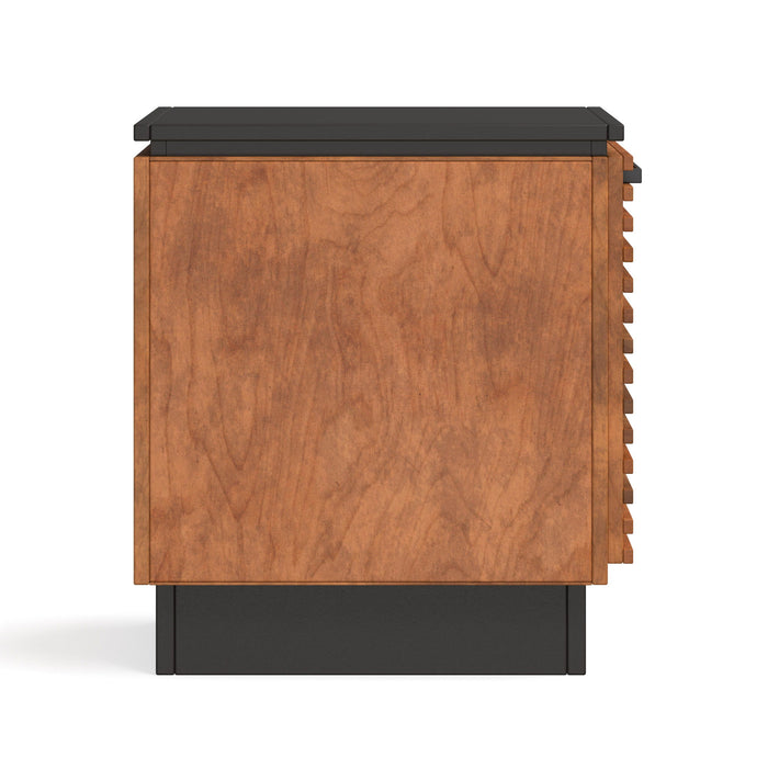 Graceland - Chairside Table, Fully Assembled - Black, Bourbon