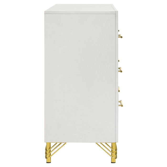Chesney - 6 Drawer Bedroom Dresser - White