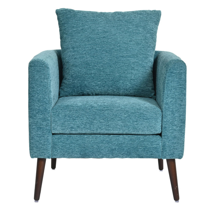 Modern Accent Upholstered Armchair With Pillow