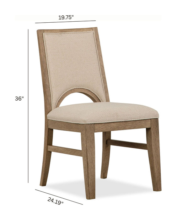 Tristan - Upholstered Side Chair (Set of 2) - Swiss Coffee