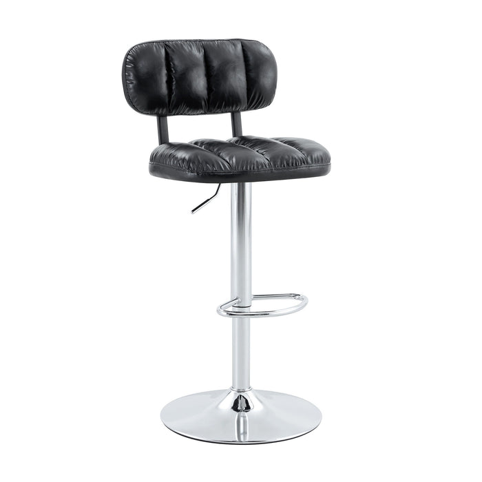 Adjustable Height Bar Stools With Footrest For Kitchen Island (Set of 2)