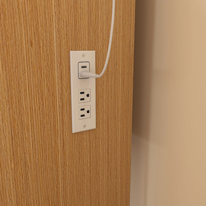 Vanity Table With LED Mirror, Power Outlet, Hairdryer Holder & Padded Stool, Compact Dressing Desk For Small Bedrooms - Wood