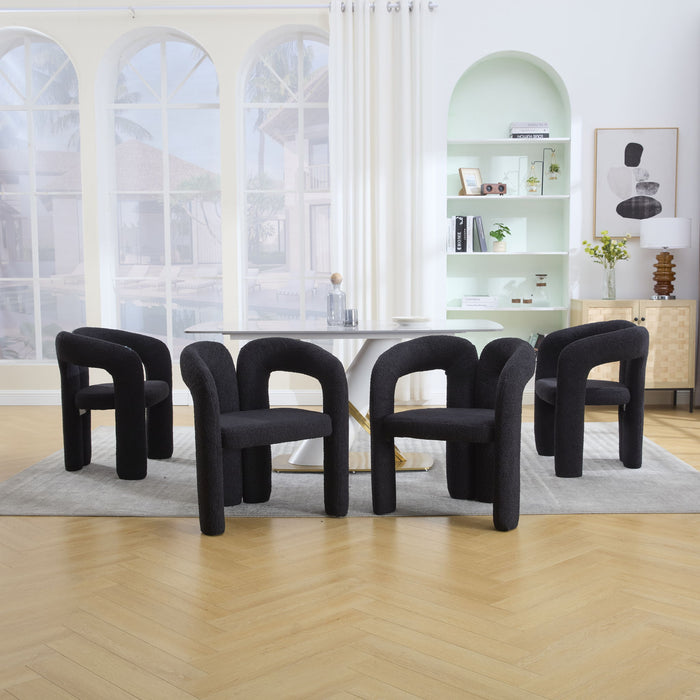 Coolmore Contemporary Designed Accent / Dining Chair With Armrests