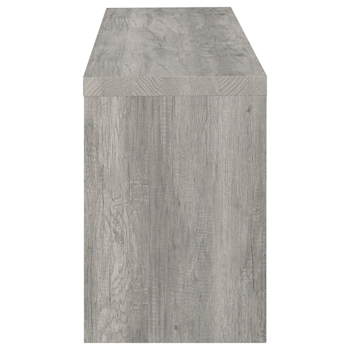 Burke 3-piece 59-inch TV Entertainment Center Grey Driftwood