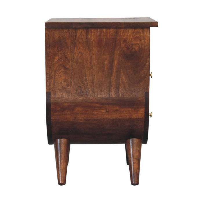 Split - Bedside Table - Chestnut