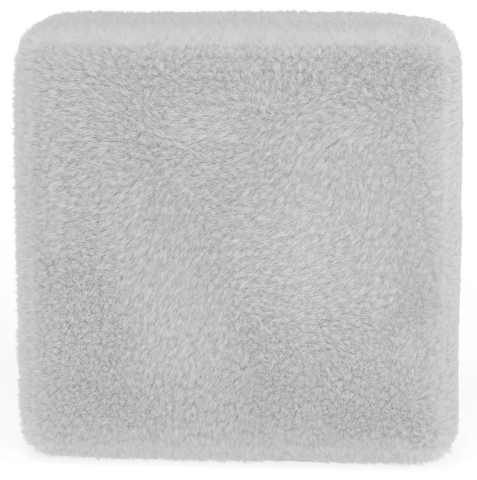 Bankside - Fabric Cocktail Ottoman - Gray