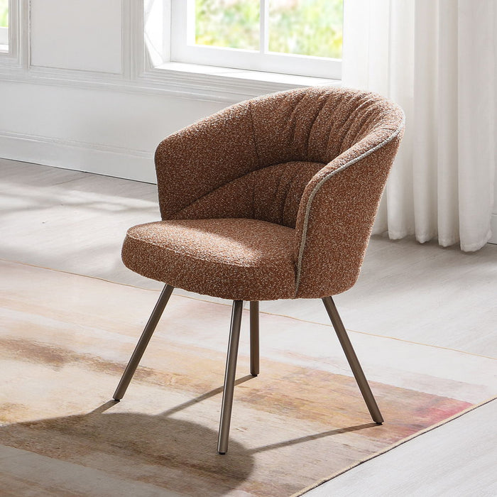 Lidi - Side Chair Set of 2) - Rust Orange