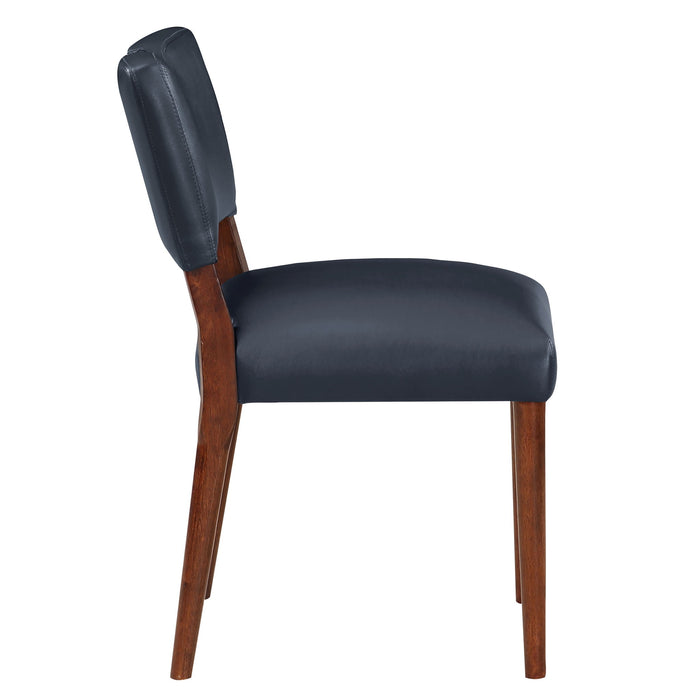 Bryson Retro Modern Dining Chair (Set of 2) - Dark Navy
