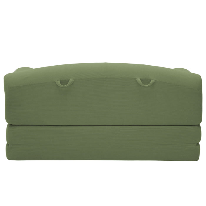2 Seater Sofa Bed, Compact Foldable Floor Couch