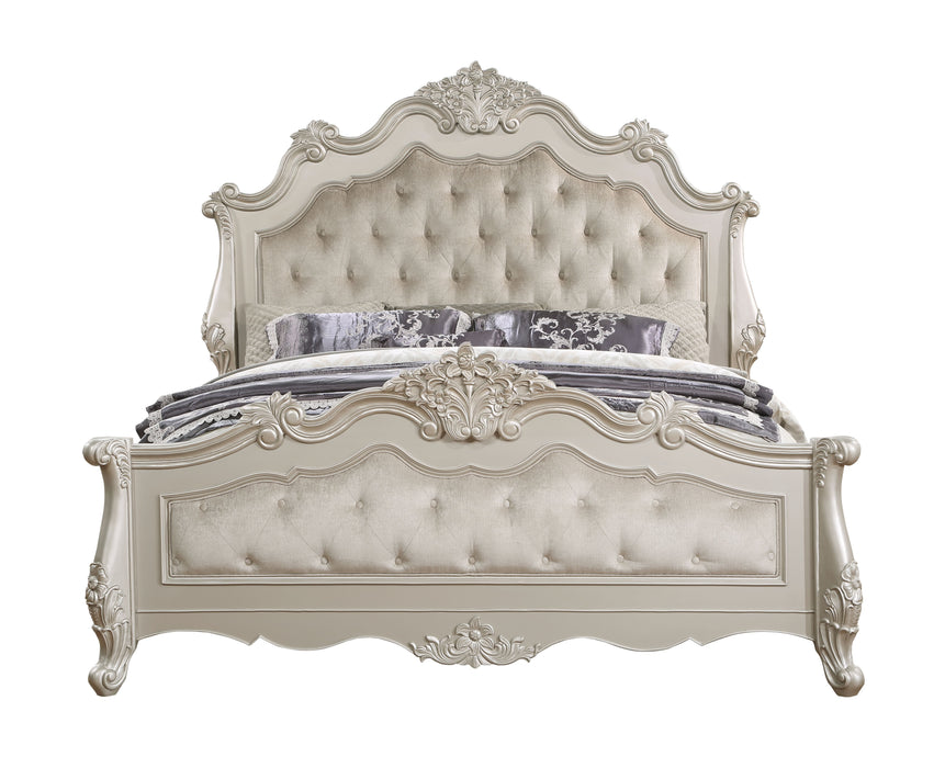 Acme Bently Queen Bed, Champagne Finsih