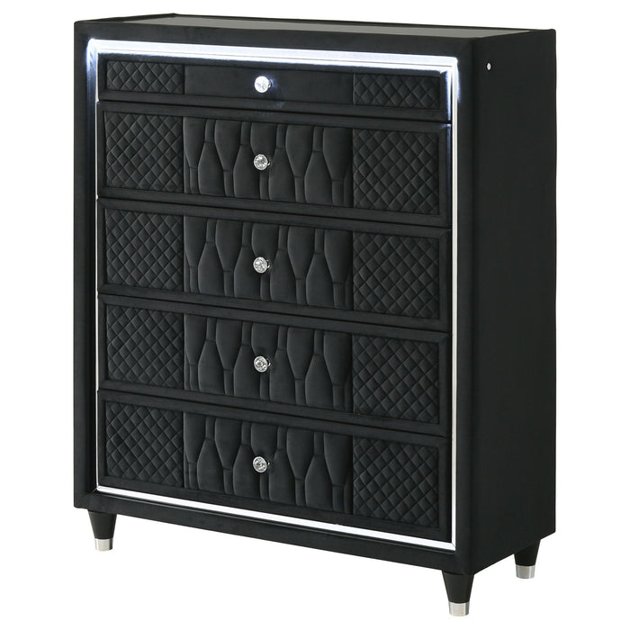Mika - 5 Drawer LED Chest