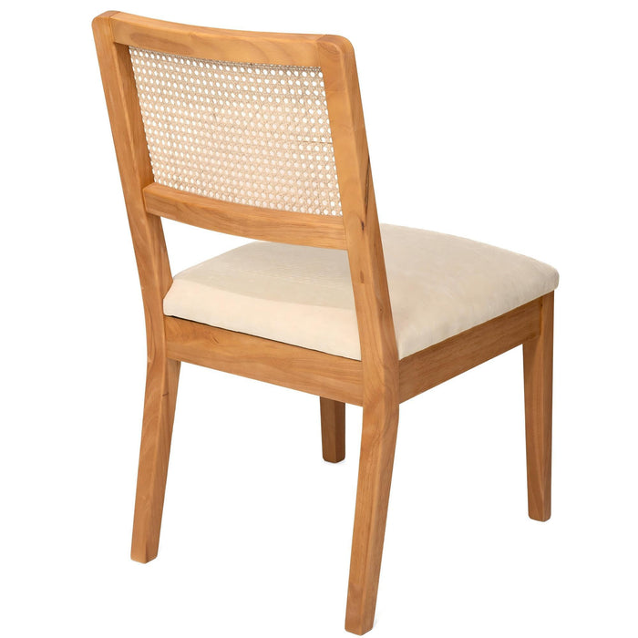 Compact Ergonomic Upholstered Side Chairs (Set of 2)