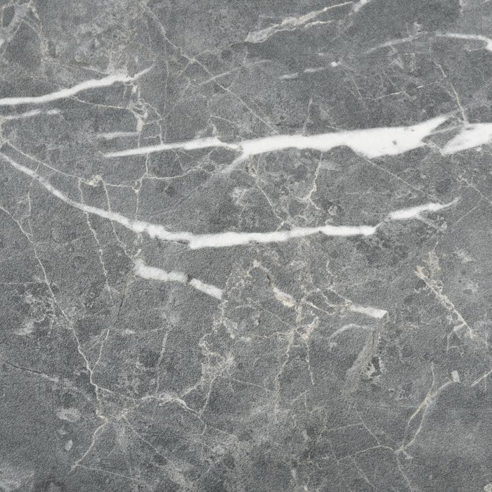 Franklin - 59" Round Dining Table - Gray And Dark Oak