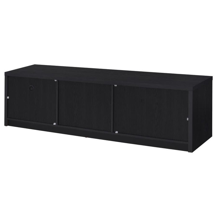 Murray - 70" 2-Door TV Stand Media Console - Black
