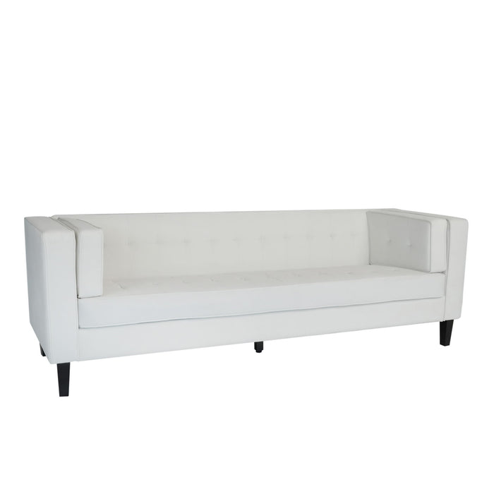 3 Seater Upholstered Tufted Sofa