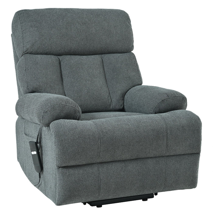Oversized Power Lift Recliner Chai With Remote Control, Side Pocket, Spacious Seat