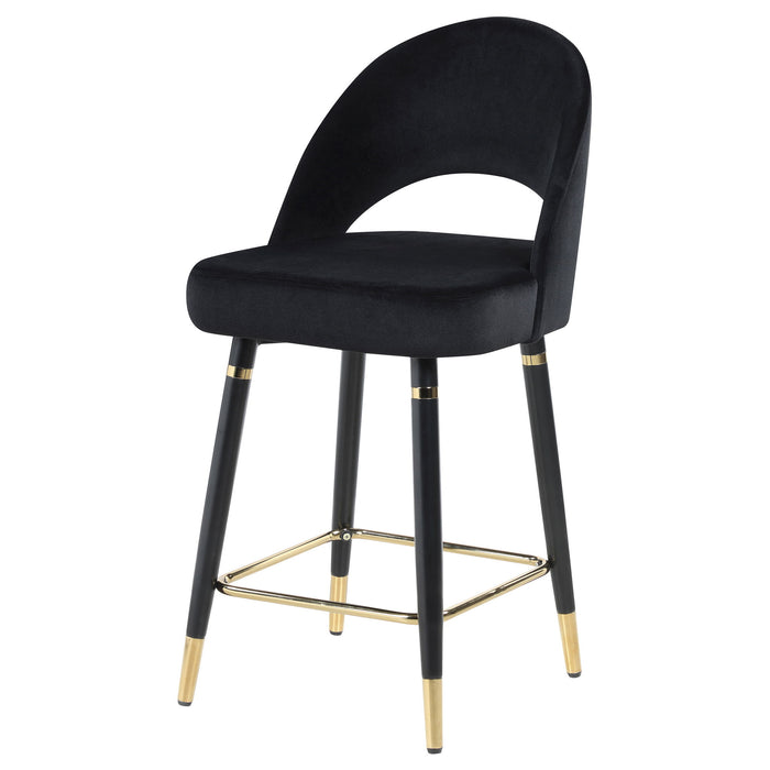 Open Back Counter Height Stools (Set of 2)