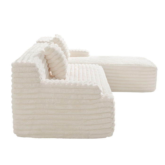 Cloud Sectional Sofa Upholstered Couch Free Combined Sofa