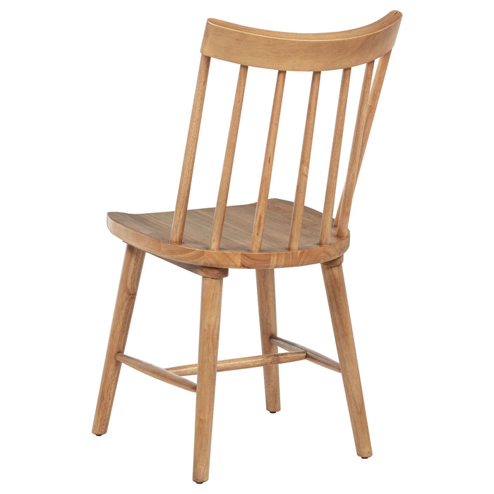 Middleton 7-piece Extension Leaf Dining Set Natural Brown