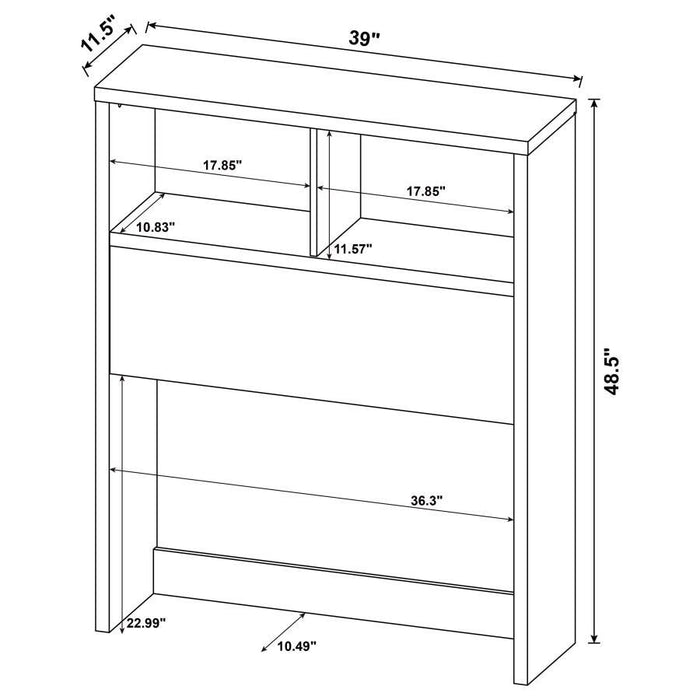 Westpark - Bookcase Headboard