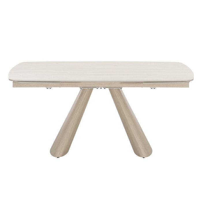 Cassian - Dining Table With Ceramic Top - Cream