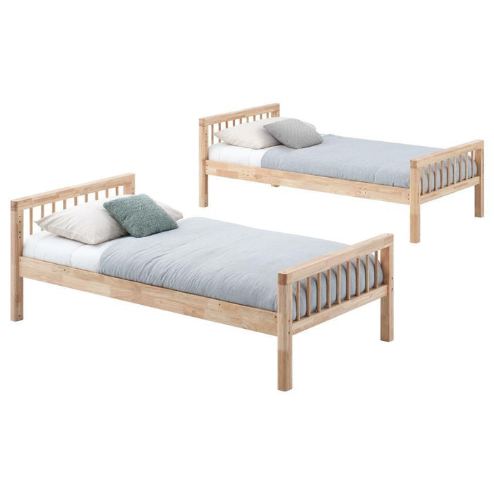 Dakota - Wood Twin Over Twin Bunk Bed - Natural