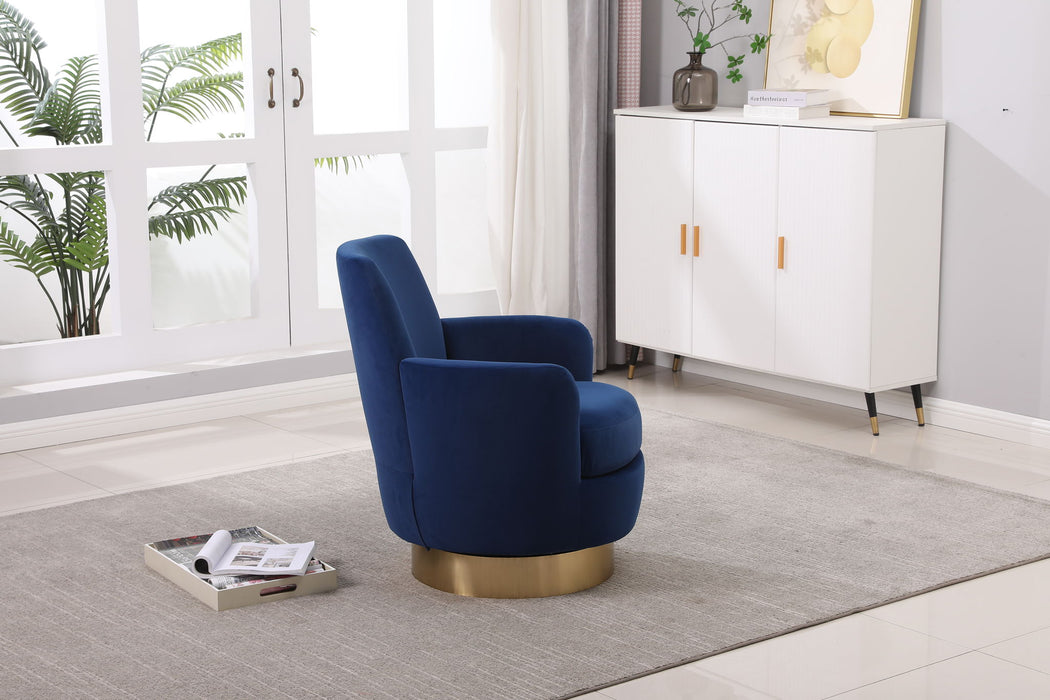 Teddy Swivel Barrel Chair, Swivel Accent Chairs Armchair For Living Room