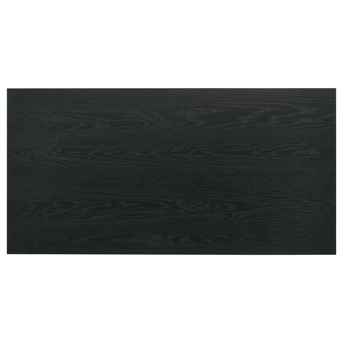 Decker 47-Inch Rectangular Cocktail Coffee Table Black
