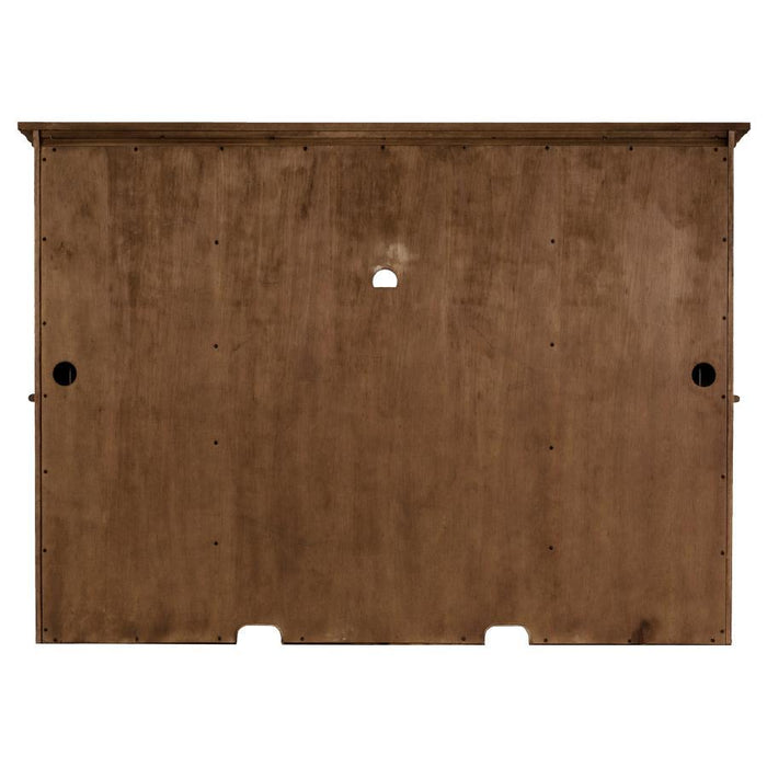 Hartshill - 2-Door Hutch With Shelves - Burnished Oak