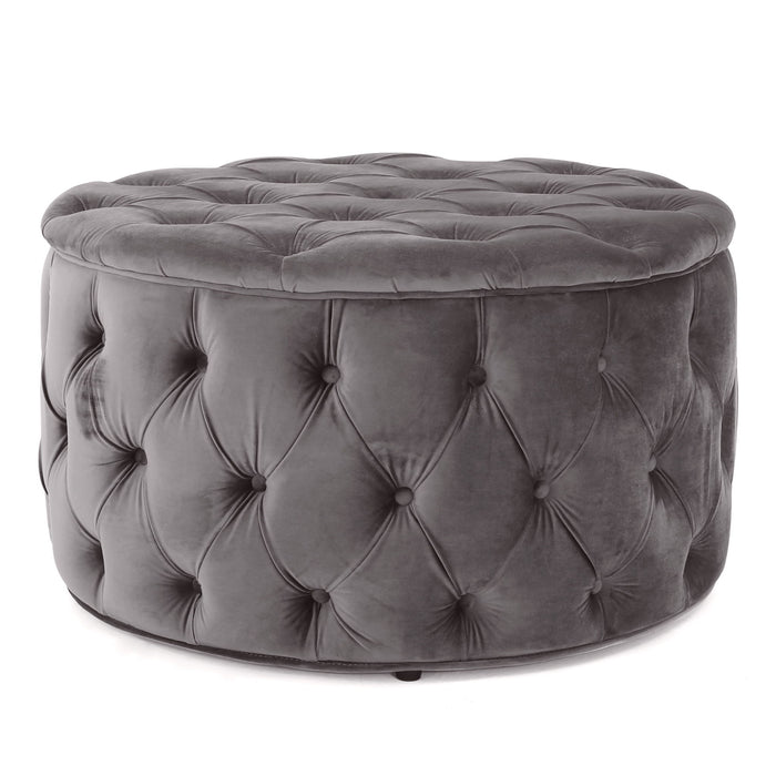 Modern Glam Ottoman Velvet