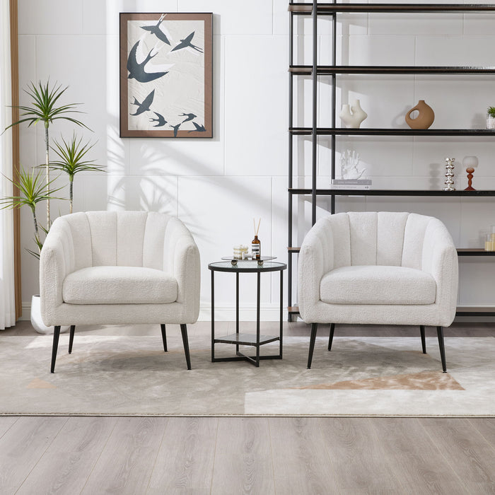 Vanity Barrel Accent Lounge Chair