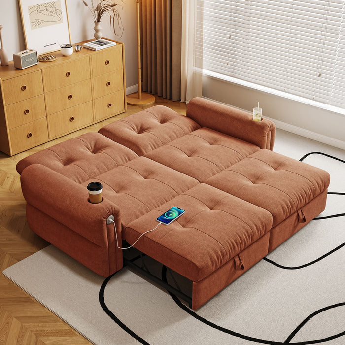 Cloud Like Convertible Sofa Bed With For Living Room