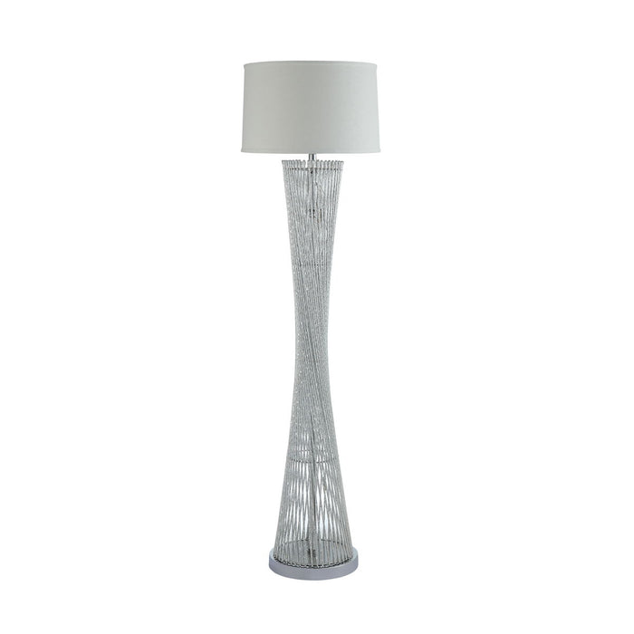 led Night Light, Silver Finish Luxurious Floor Lamp Modern Aesthetic Living Room Bedroom Lamps