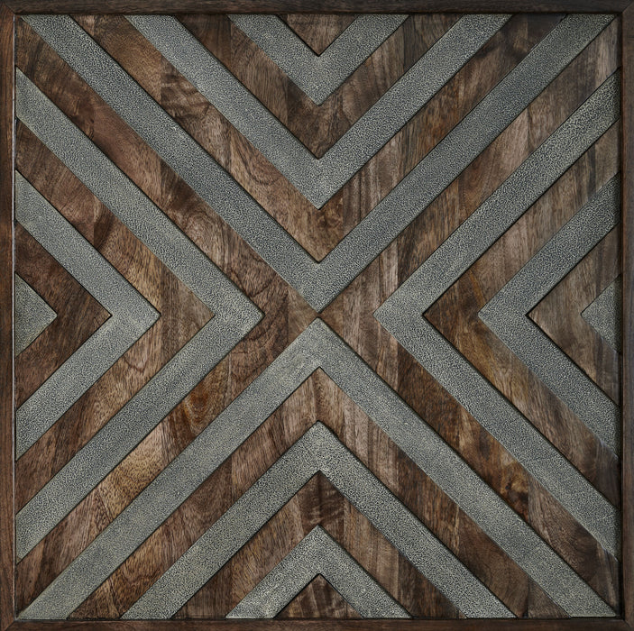 Dreggan - Square End Table - Brown