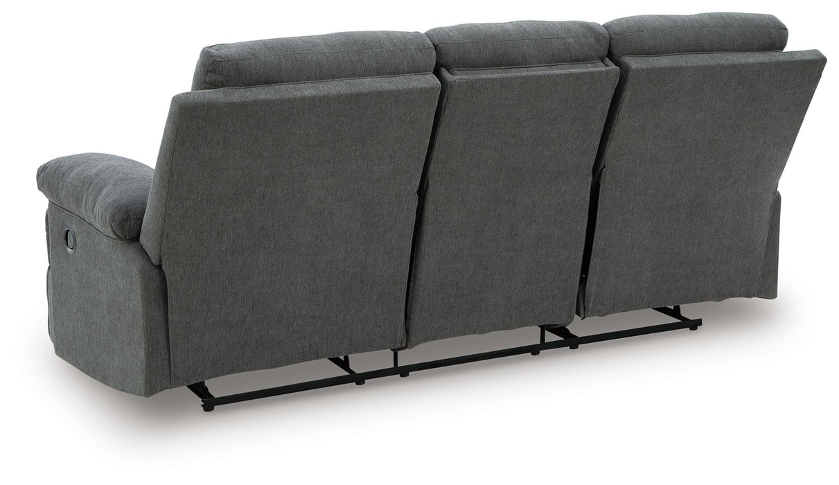 Side-Swipe - Reclining Sofa With Drop Down Table