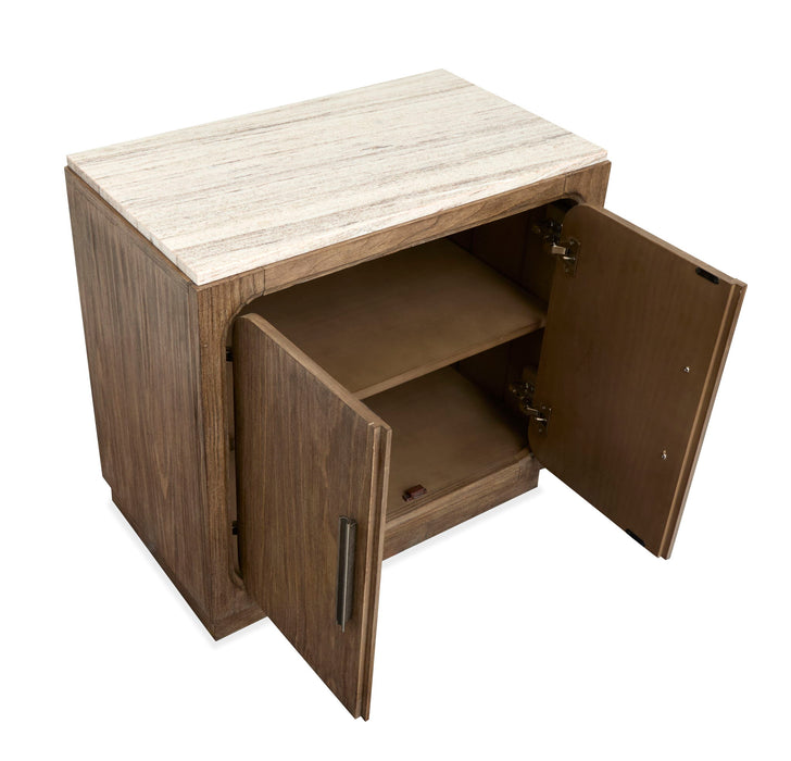 Westbourne - Door Nightstand - Dark Umber