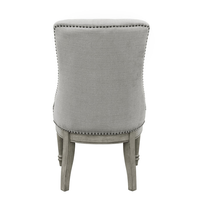 Madison Ridge - Host Chair (Set of 2) - Buff Gray