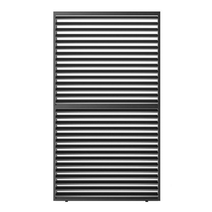 Louver Grille 1 / 3 13Ft Frame & Louvers - Black