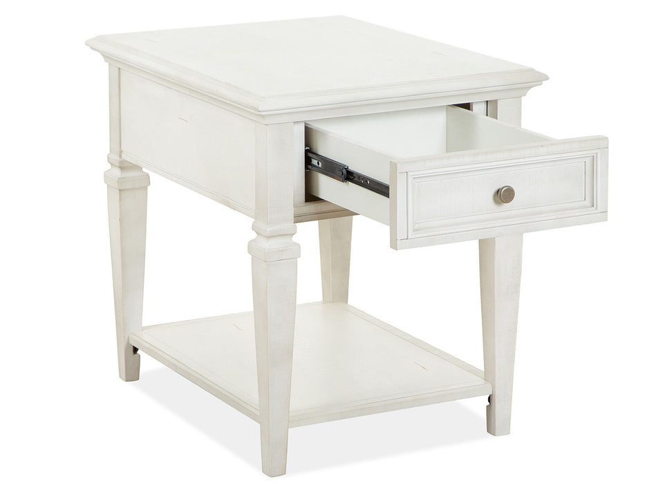 Newport - Rectangular End Table - Alabaster