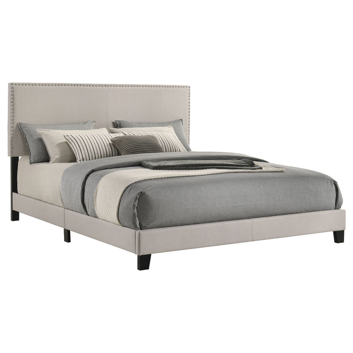 Boyd Upholstered California King Panel Bed Ivory