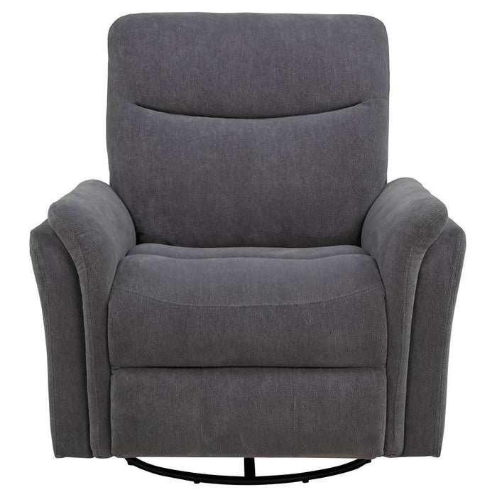 Adler - Upholstered Power Swivel Glider Recliner