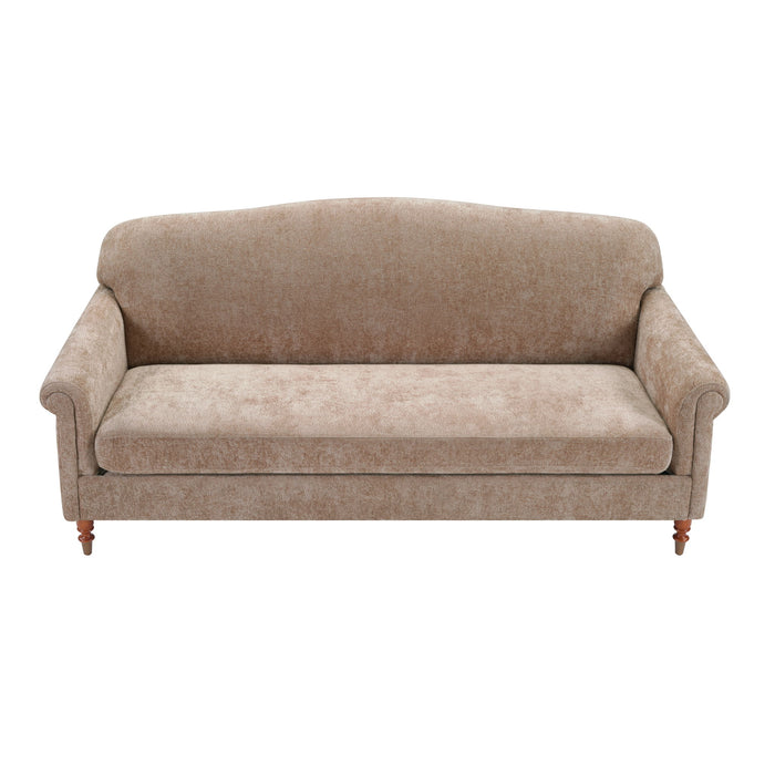 Loveseat Sofa, 2 Seater Couch With Rolled Arms