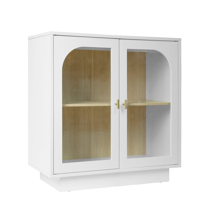 Storage Cabinet With Acrylic Door For Living Room