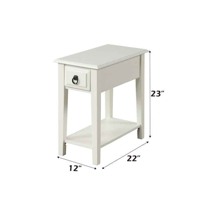 Jeana - Accent Table - White