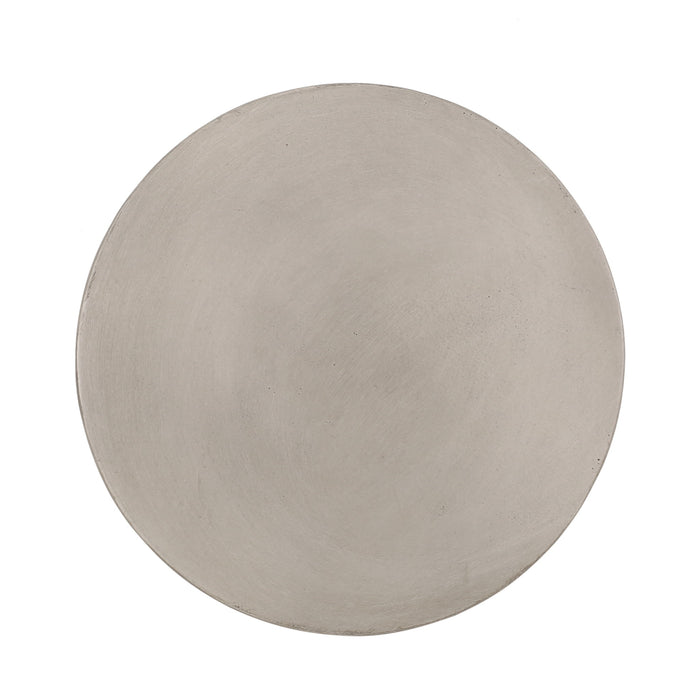 Cylindrical Design, Outdoor Lightweight Concrete Side Table