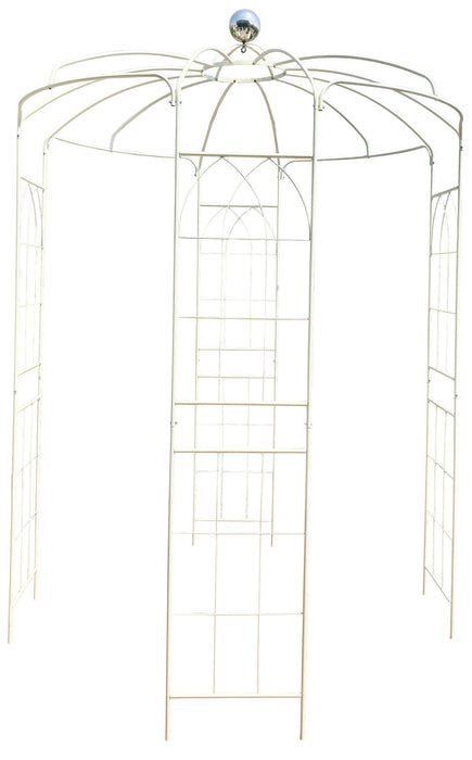 Metal Garden Arch Iron Garden Arbors Gazebo Dia High Birdcage Shape Pergola Pavilion For Wedding Ceremony