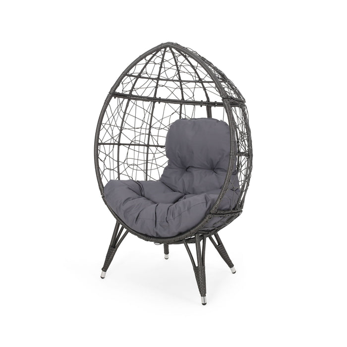 Cosmos - Round Hammered Iron Teardrop Chair