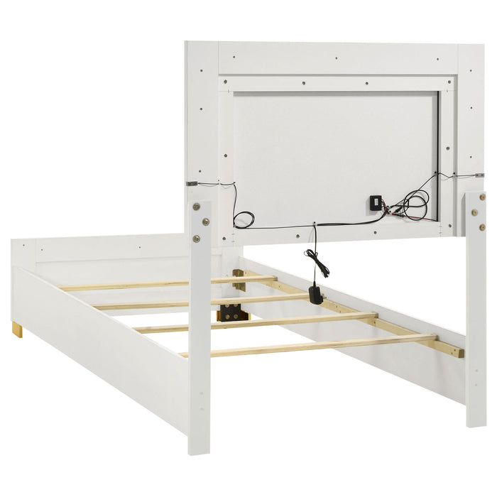 Jeremiah - LED Panel Bed With Touch Controlled Lighting